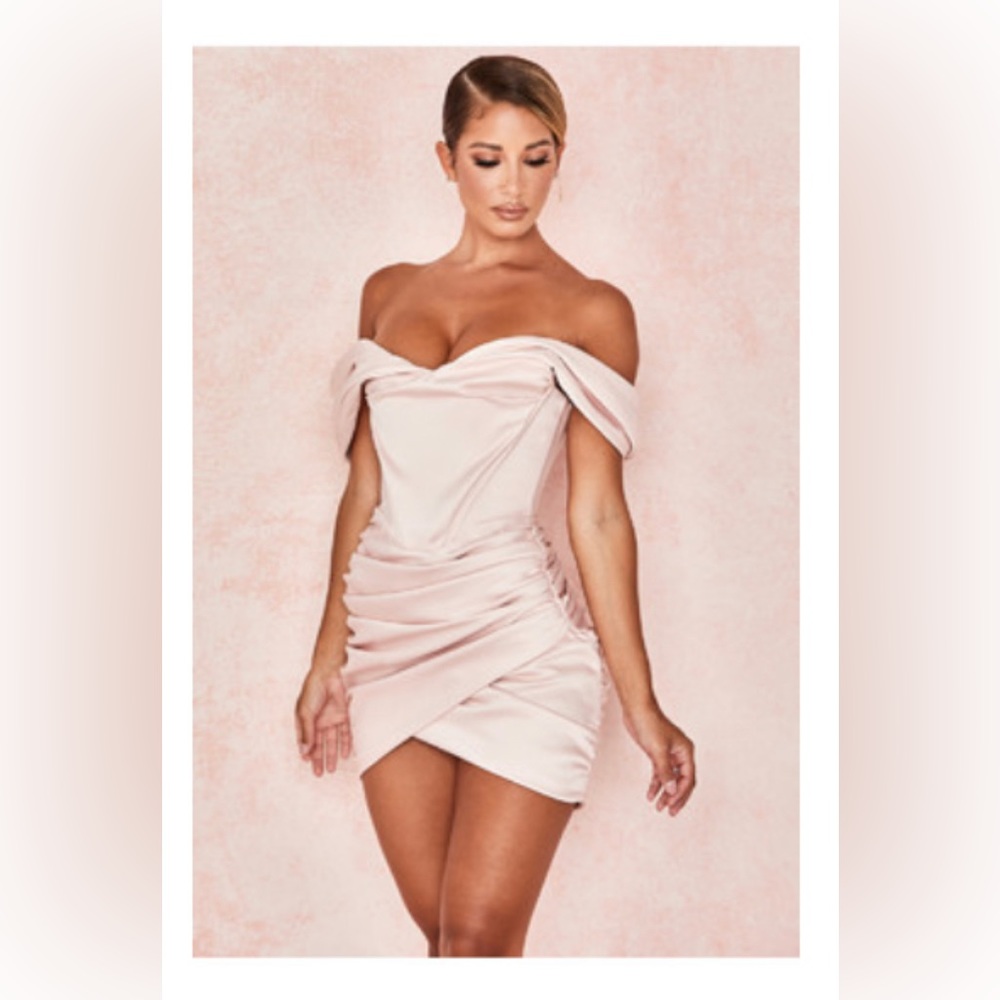 House of CB Blush Coraline Corset dress